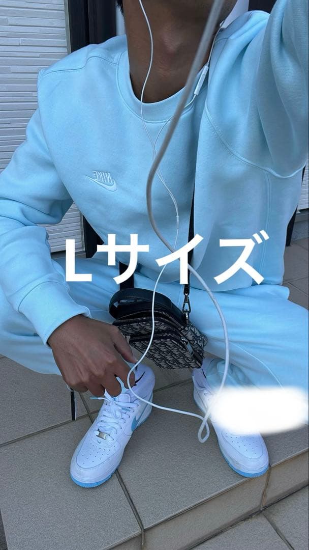 NIKE水色ウェットセットアップ