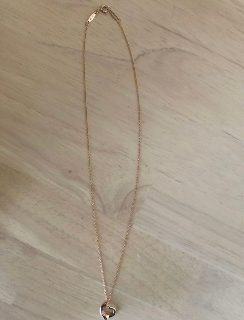 ティファニー ネックレス ダイヤモンド ローズゴールド　18K