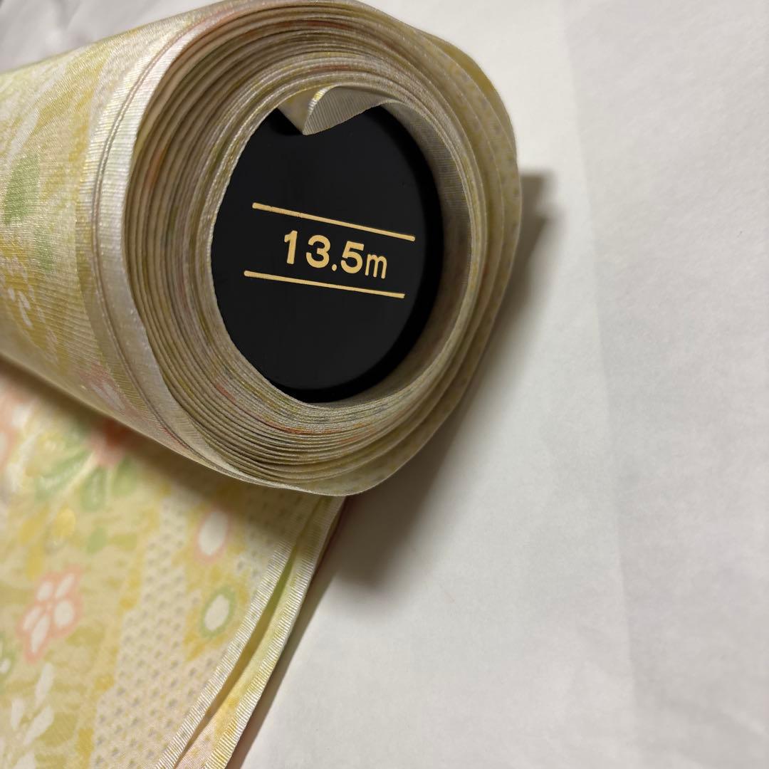 正絹長襦袢反物　京友禅　伝統工芸品 鹿子と辻ヶ花風　紋綸子　美品　長襦袢地