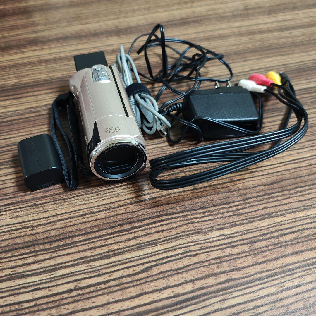 JVC Everio GZ-HM670-N ピンクゴールド ビデオカメラ