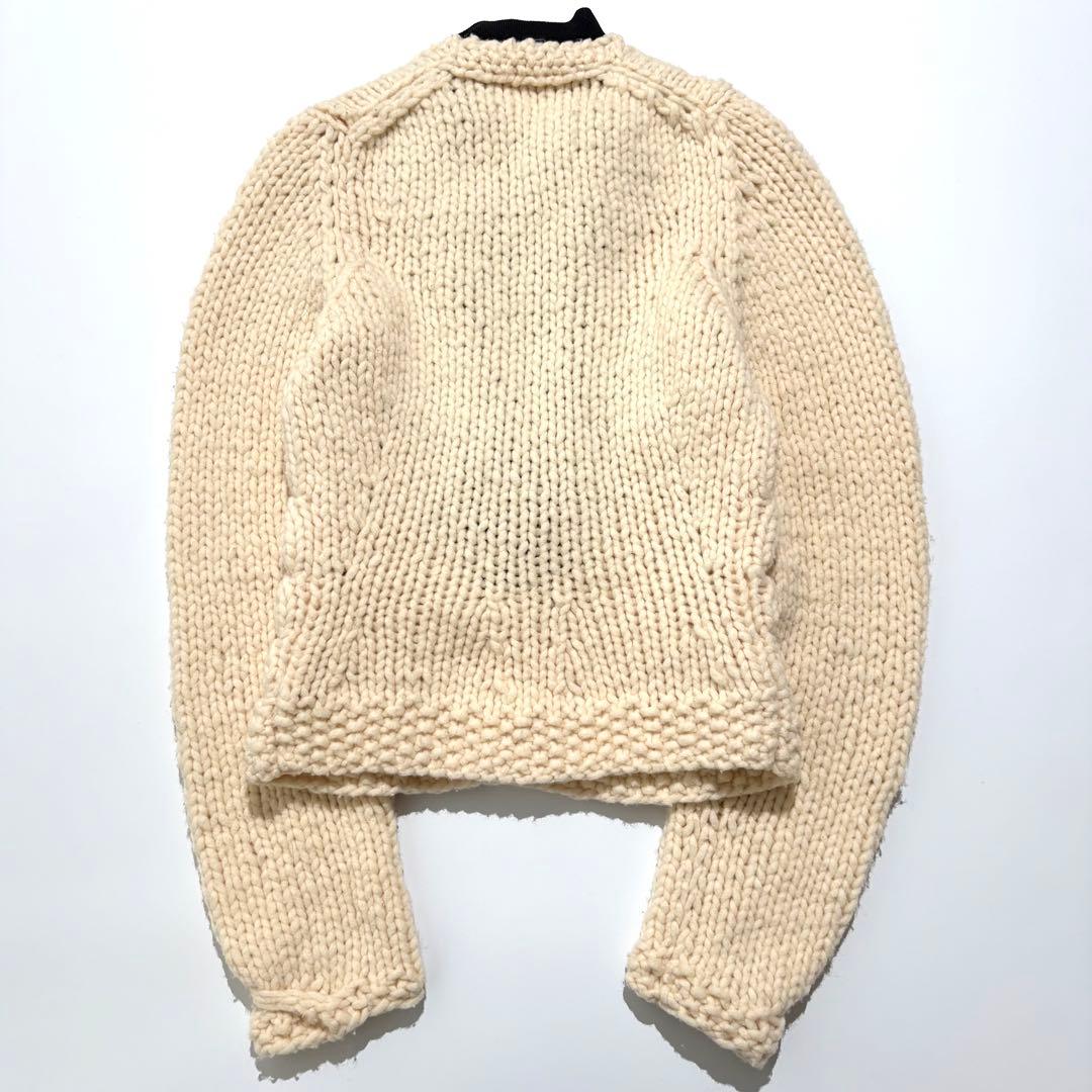 CHANEL カーディガン ニット ドッキング フリル ココマーク 03A 38