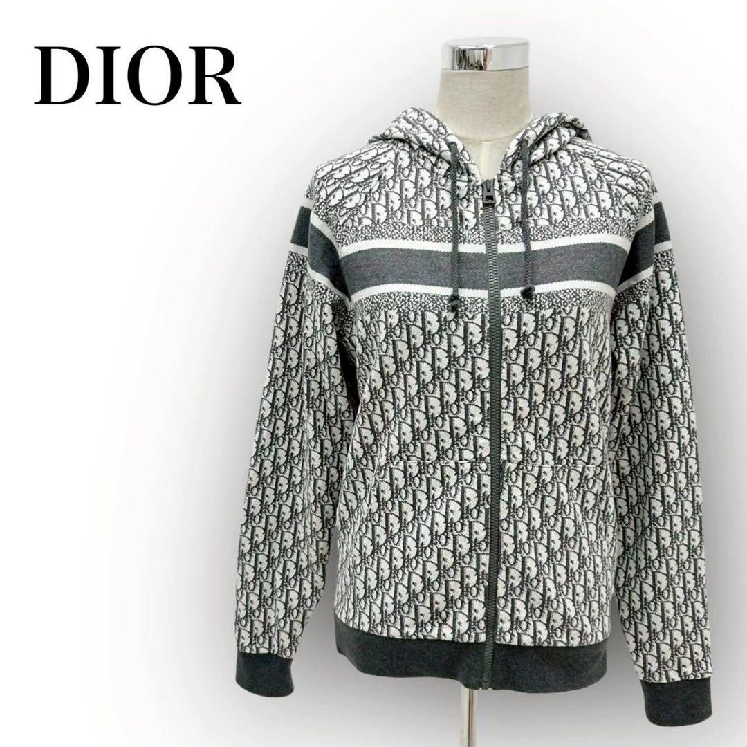 【美品】Christian Dior パーカー XS トロッター柄 オブリーグ