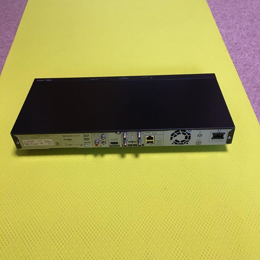 シャープBD-NW520◆2番組同時録画◆純正リモコン◆未使用HDDに換装済み