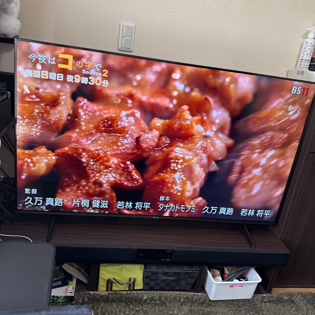 美品 Hisense 4K液晶テレビ 55V型