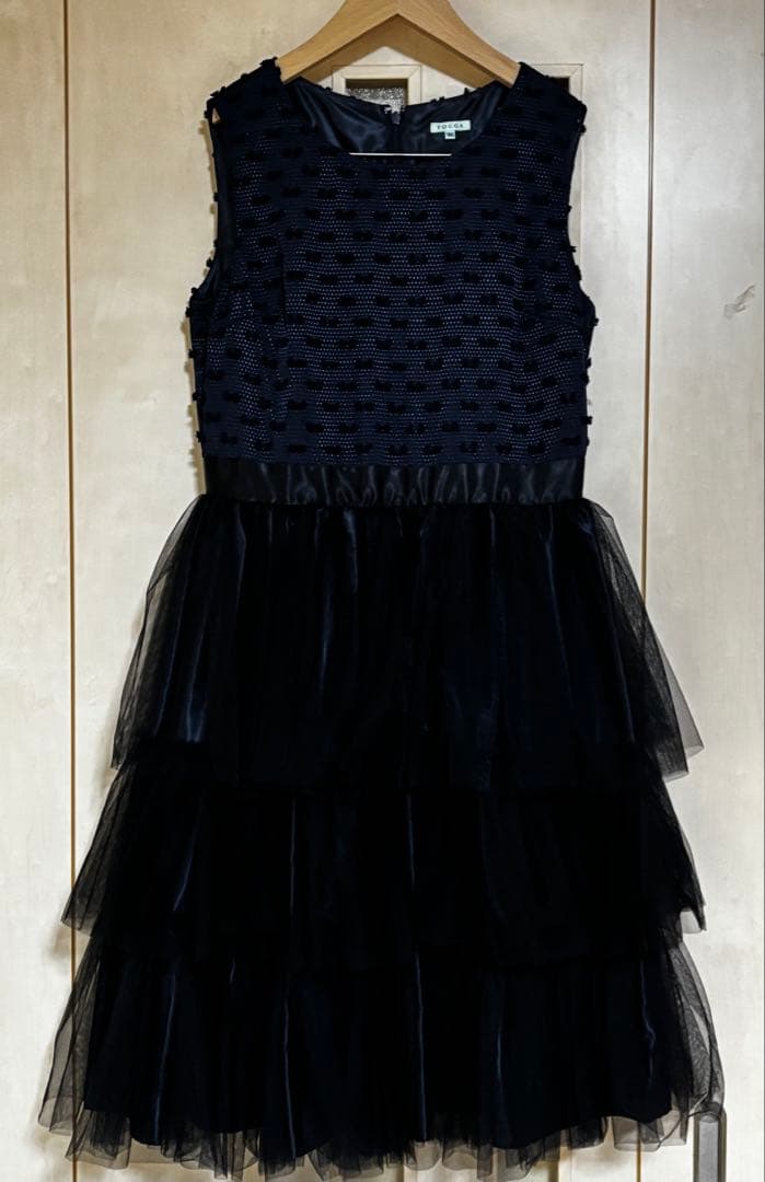 TOCCA ティアードチュールドレス 160 レース　発表会　結婚式