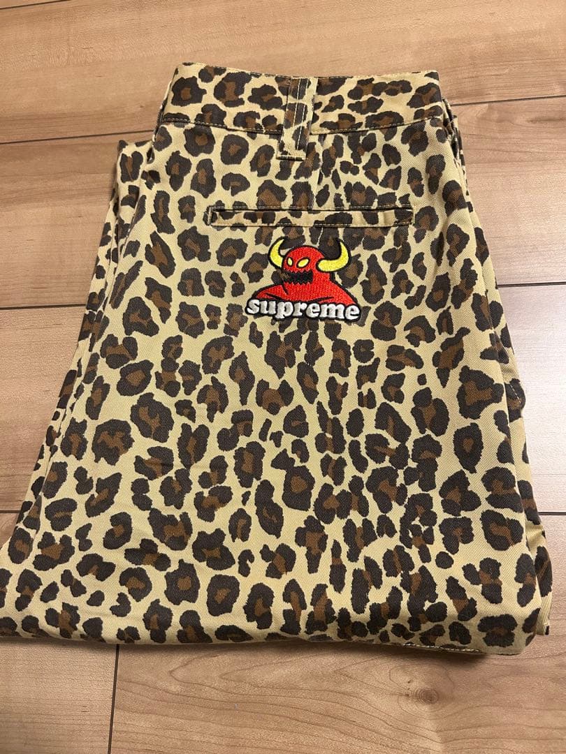 パンツ Supreme Toy Machine Work Pant Leopard 32