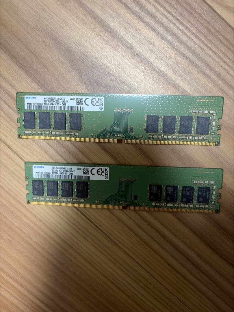 Samsung DDR4 PC4-3200AA 16GB（8GB×2）