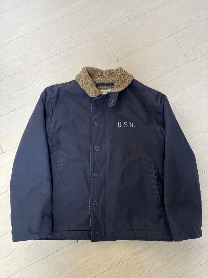 U.S.N. ミリタリーWAIPERデッキジャケット