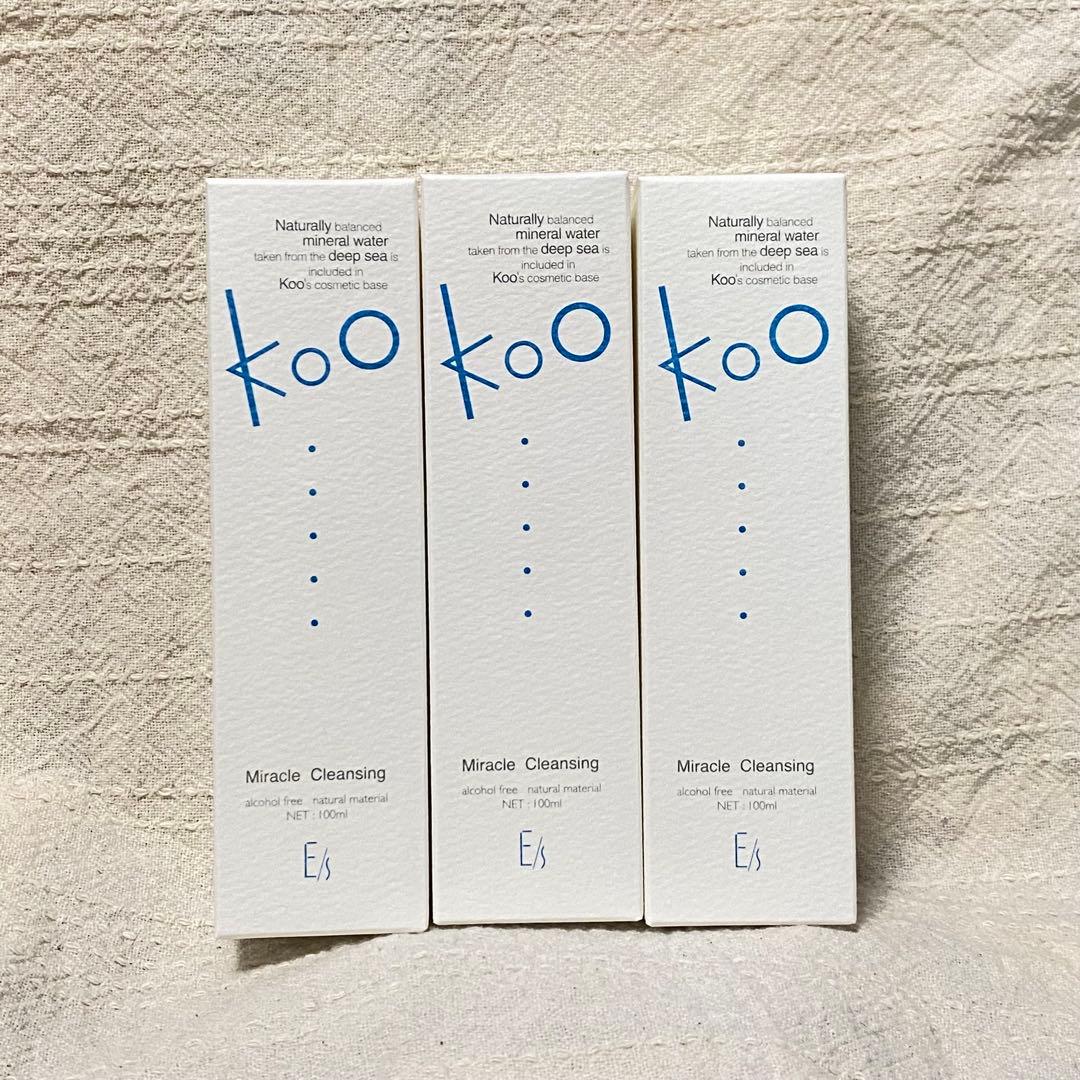 KOO Miracle Cleansing 100ml 3個セット
