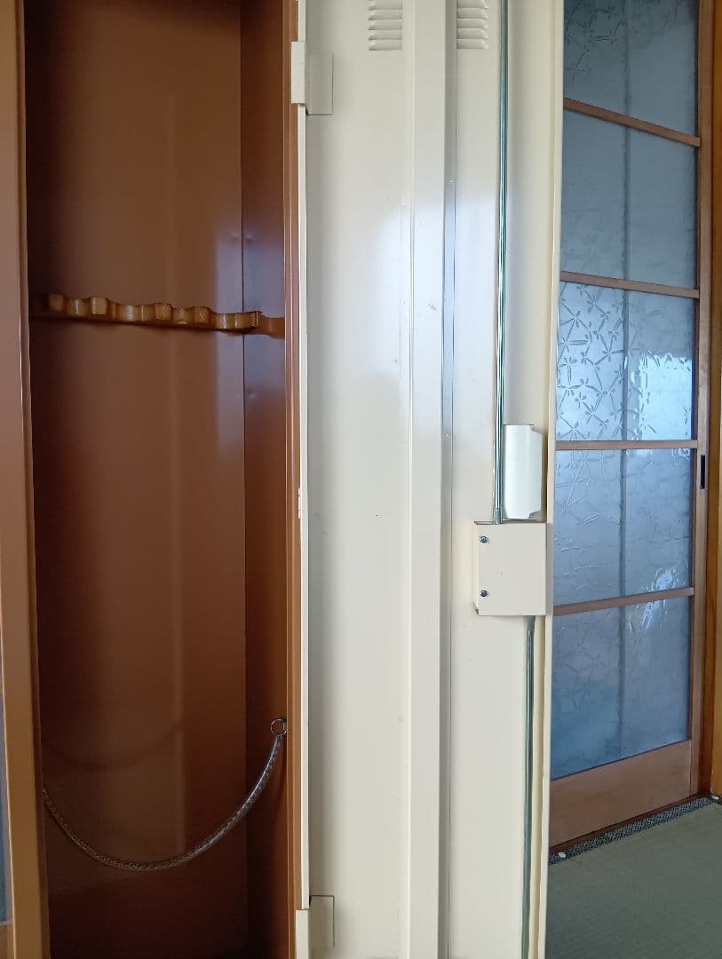 たっきー、鍵付きガンロッカー