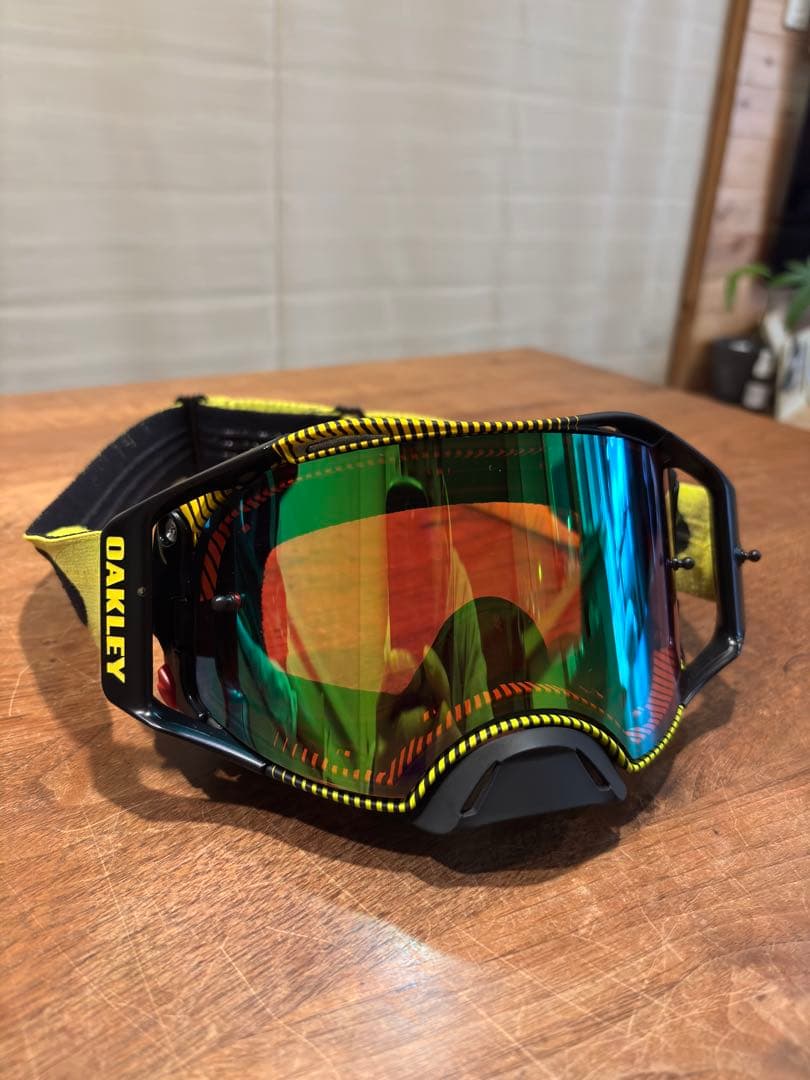 オークリー　エアーブレイクMX プリズム　モトクロスゴーグル　WR250