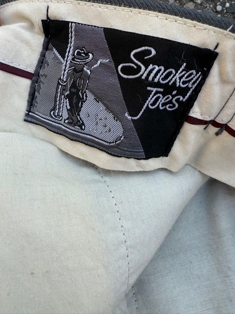 極太 Vintage Smokey Joe's ストライプ ワイド スラックス