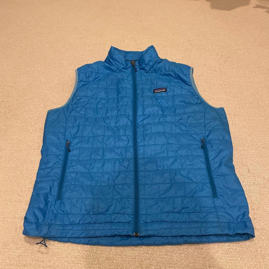 希少サイズ　XL patagonia ナノパフベスト　ブルー