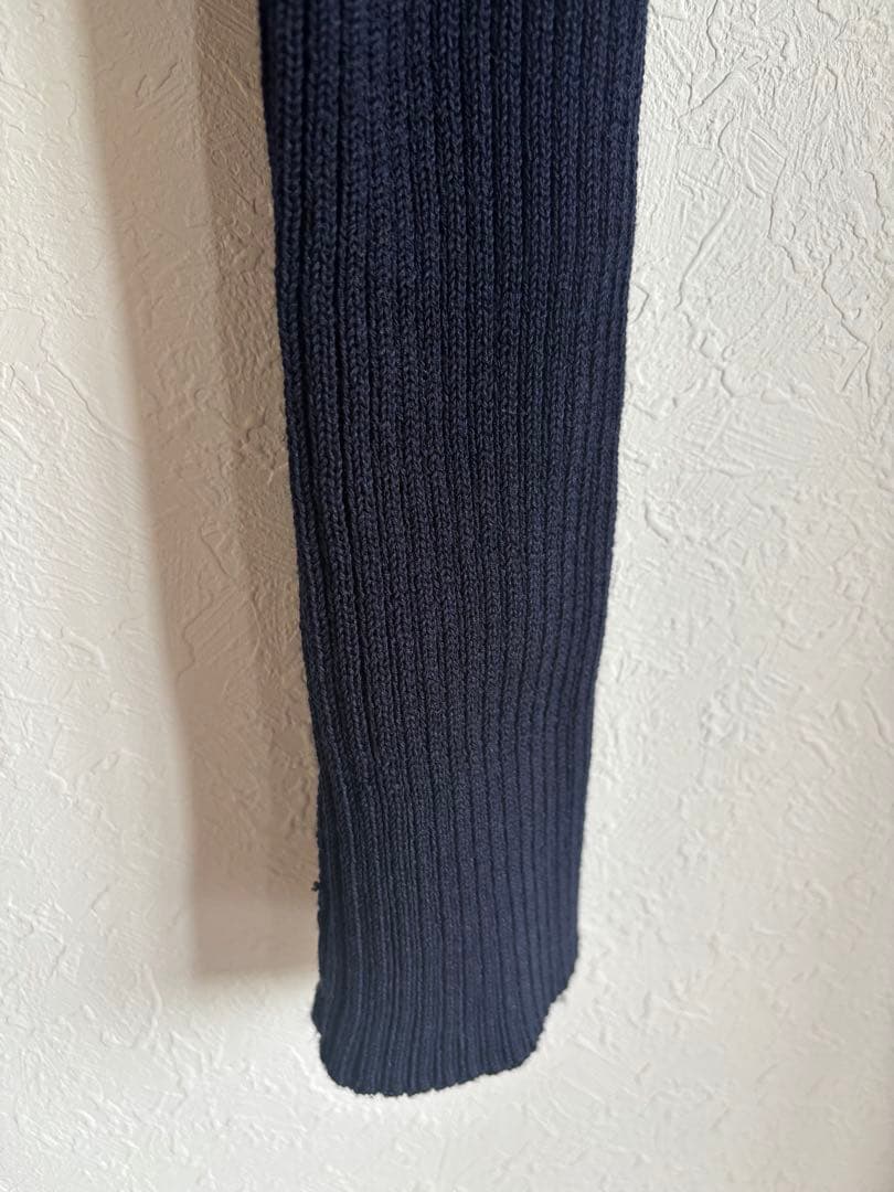 THE SHINZONE シンゾーン　ロングリブカーディガン　ネイビー