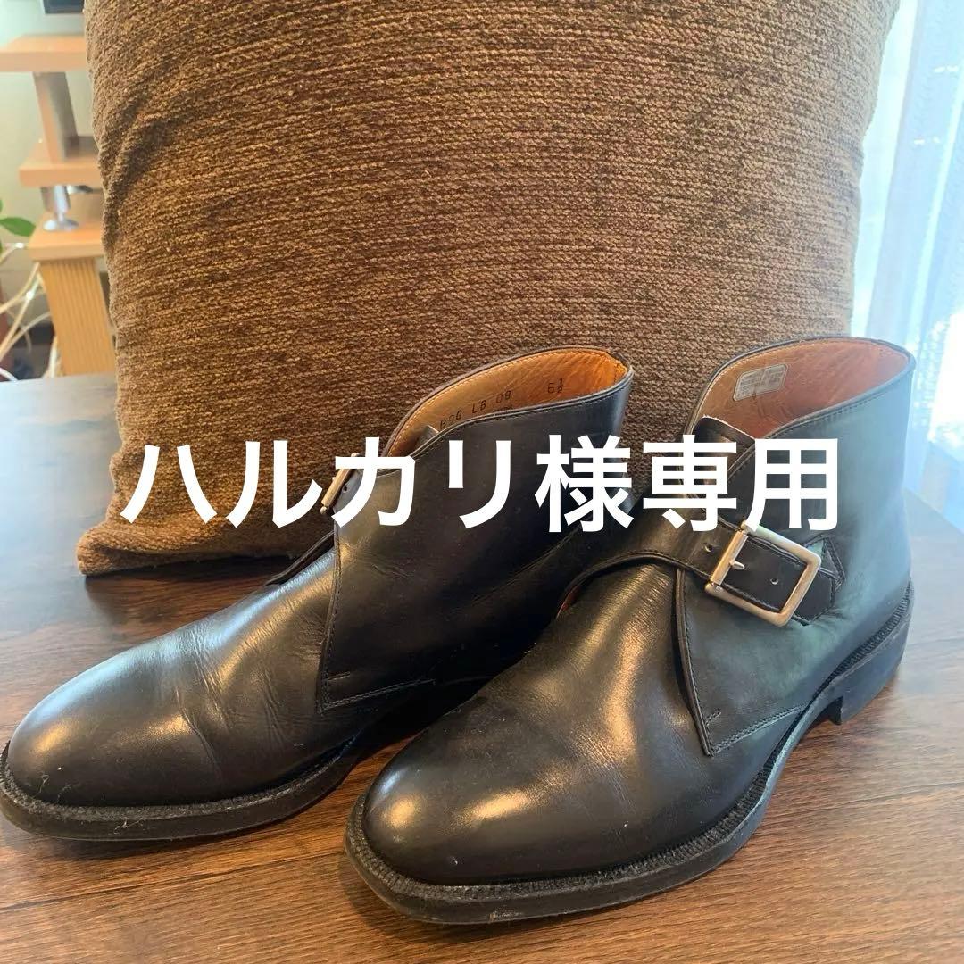 ジョンストン＆マーフィー ショートブーツ サイズ6 1/2