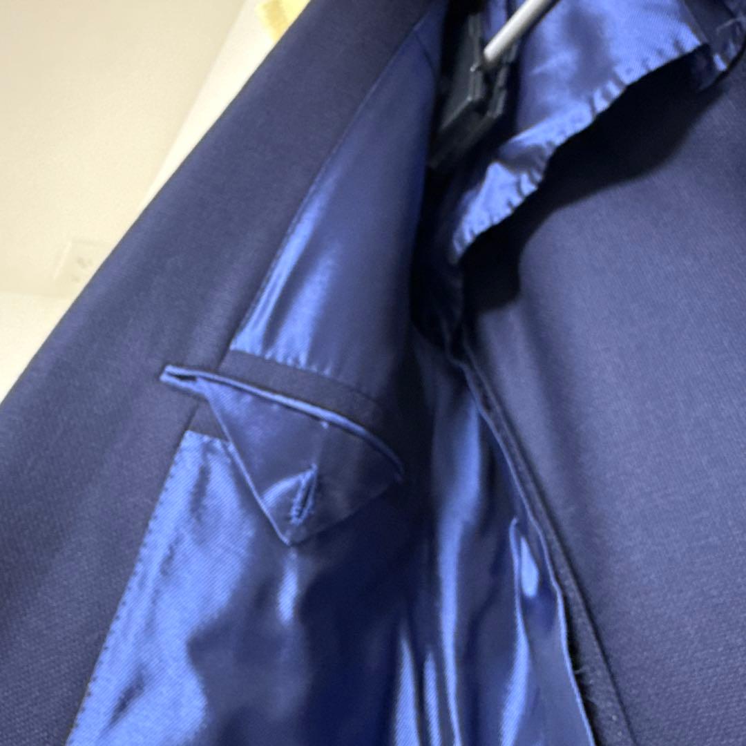 ネイビー ダブルブレストジャケット　チェザレ・アットリーニ