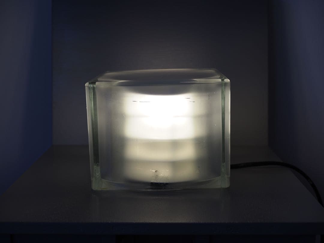 2000`s ポストモダン　ガラス　ランプ