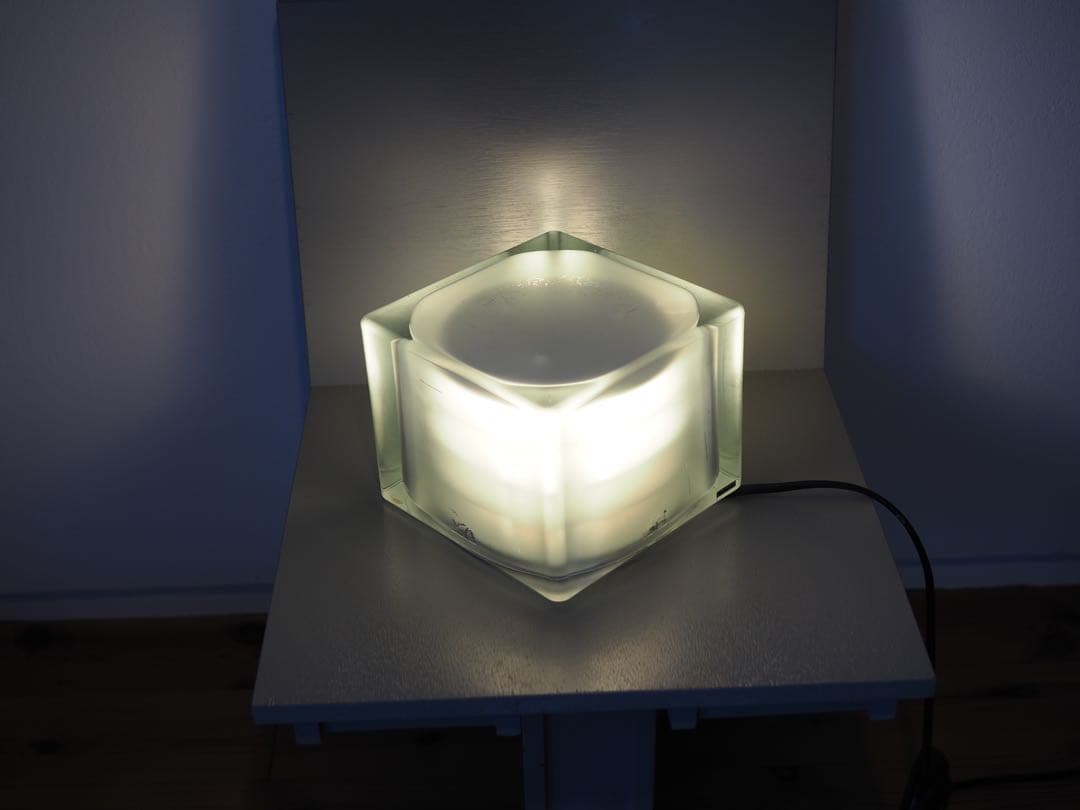 2000`s ポストモダン　ガラス　ランプ