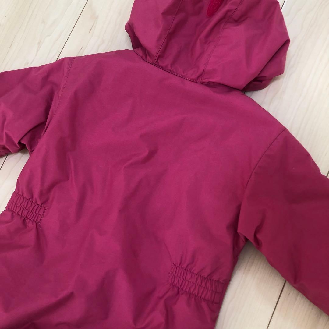 mont-bell ジャンプスーツ 90 ピンク 手袋セット