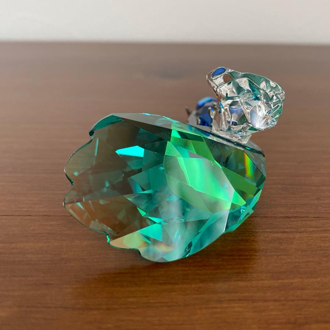 SWAROVSKI スワロフスキー クリスタル 孔雀 クジャク 置物