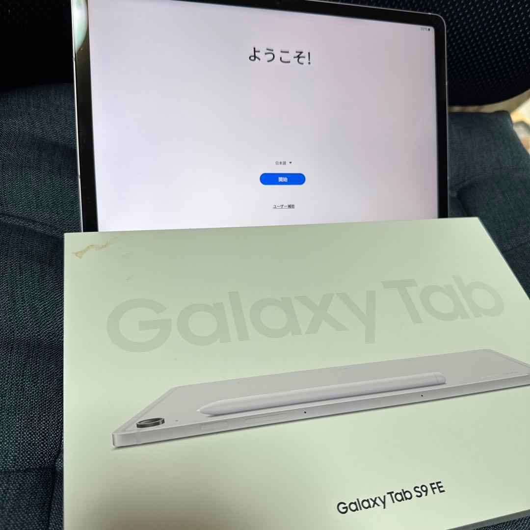 Samsung Galaxy Tab S9 FE 本体 パープル　ケース付き