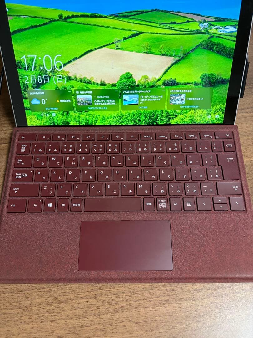 Microsoft Surface Pro 1796（第5世代） 純正キーボード