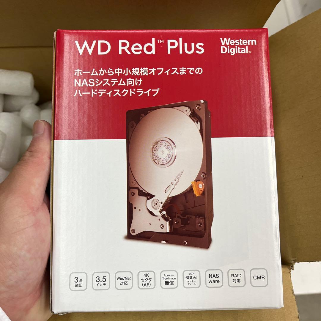 WD Red Plus HDD 4TB NAS用　4本