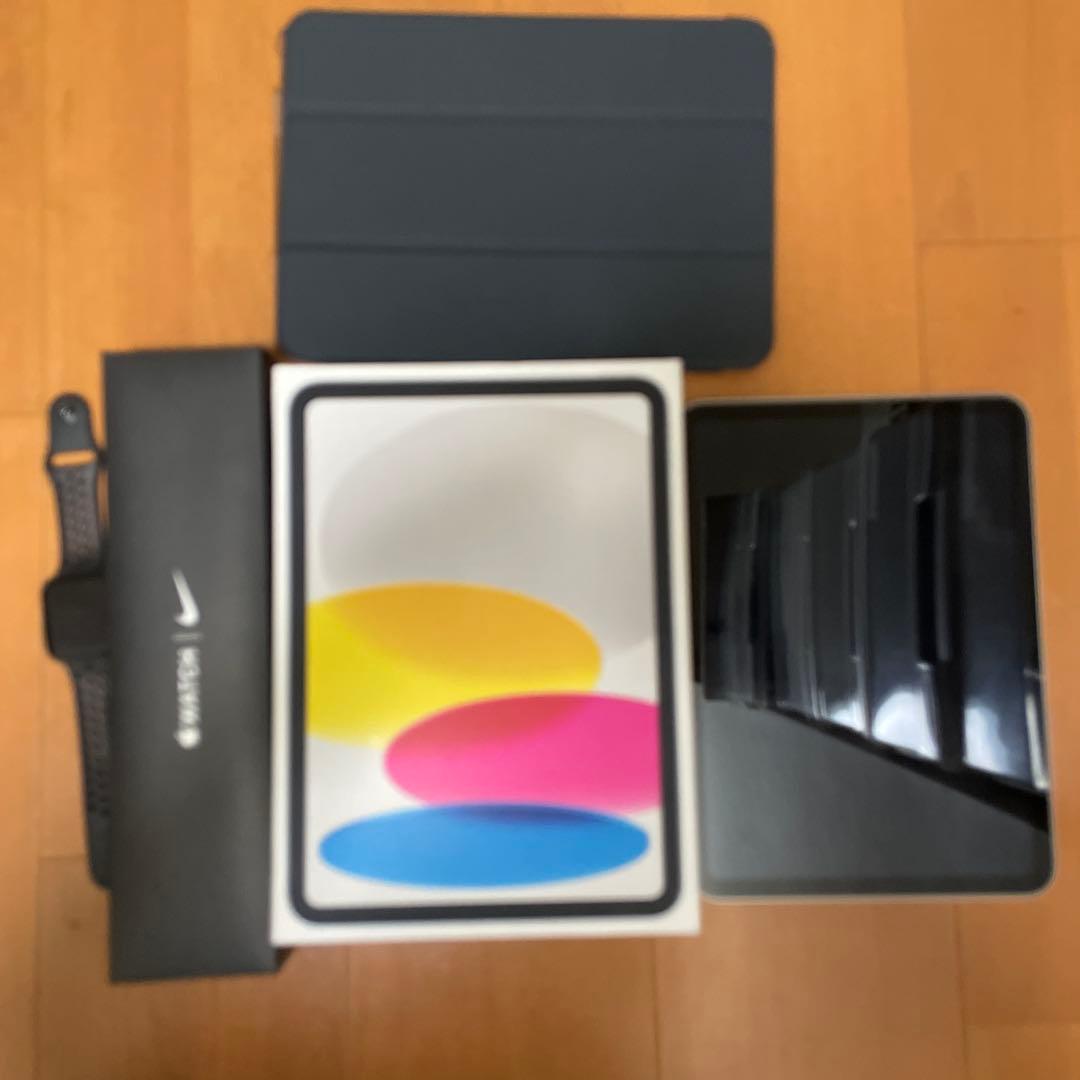 iPadケース付き、Apple Watch