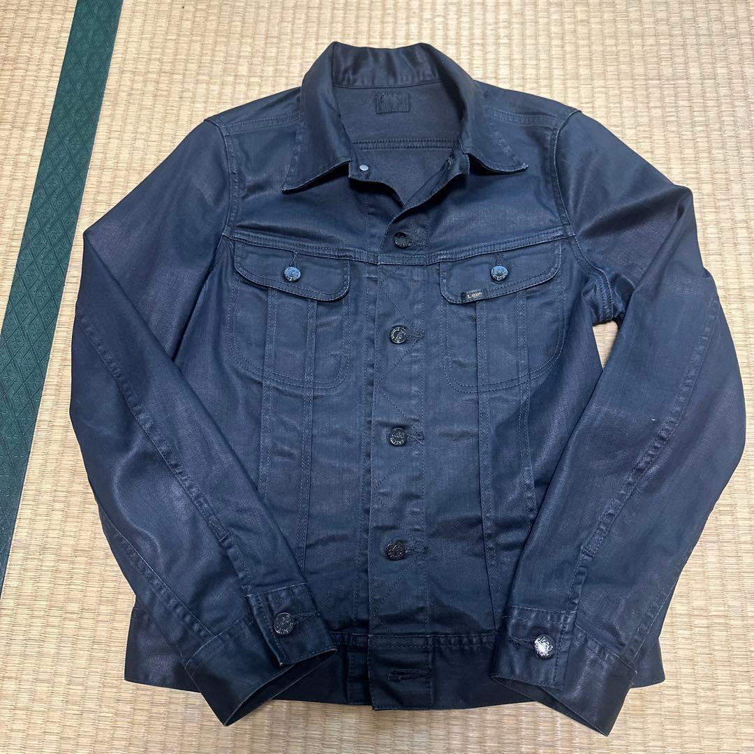 コーティングデニムジャケット archive系　lee LGB kmrii 黒