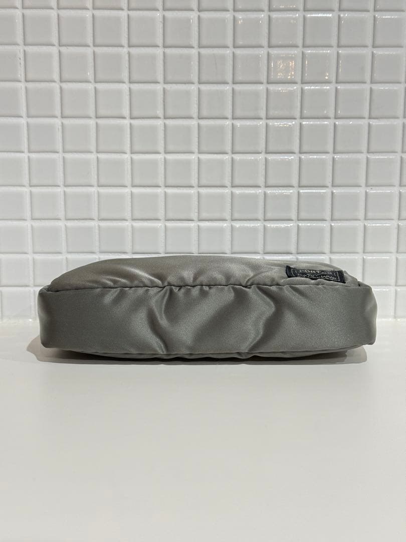【美品】廃盤 大人気 ポーター PORTER タンカー ポーチ シルバーグレー