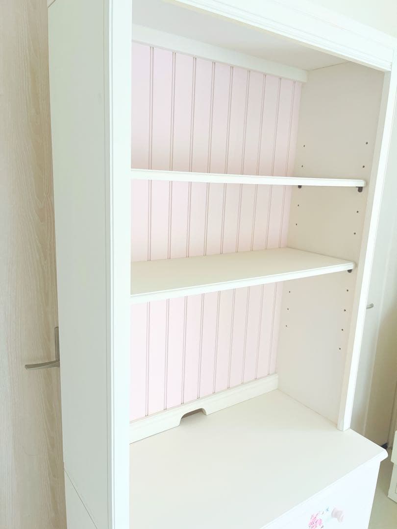 デカール ナーサリー パステル カップボード バニー