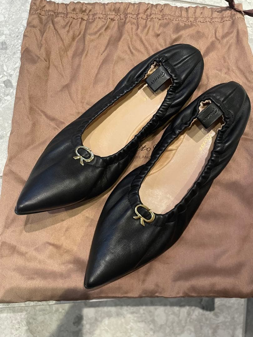 ジャンヴィトロッシフラットシューズバレーシューズIENAペリーコ セルジオロッシ