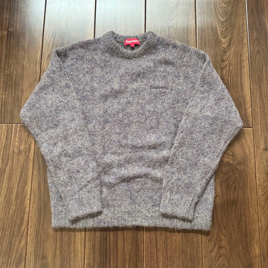 ⭐️極美品⭐️Supreme シュプリーム モヘア セーター パープル モヘアニット