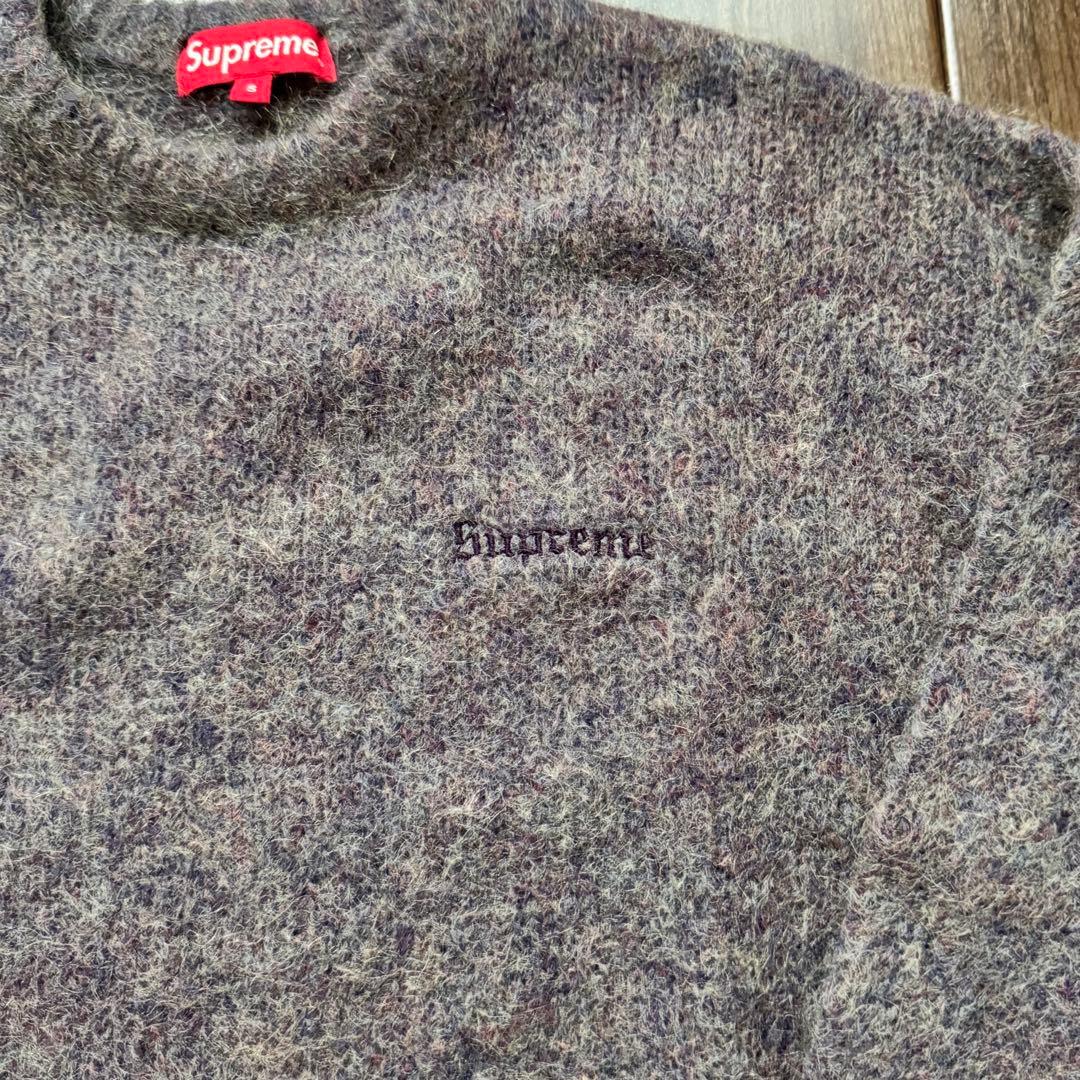 ⭐️極美品⭐️Supreme シュプリーム モヘア セーター パープル モヘアニット