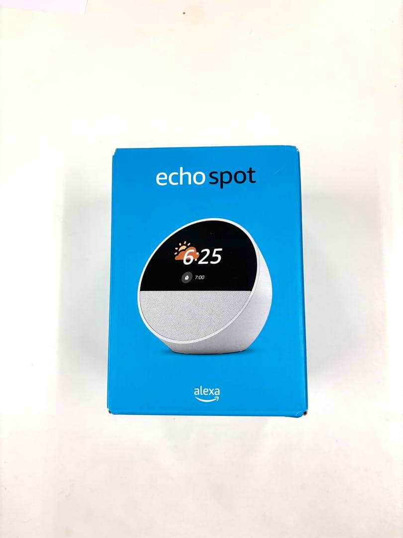 Amazon Echo Spot（2024年発売） - グレーシャーホワイト