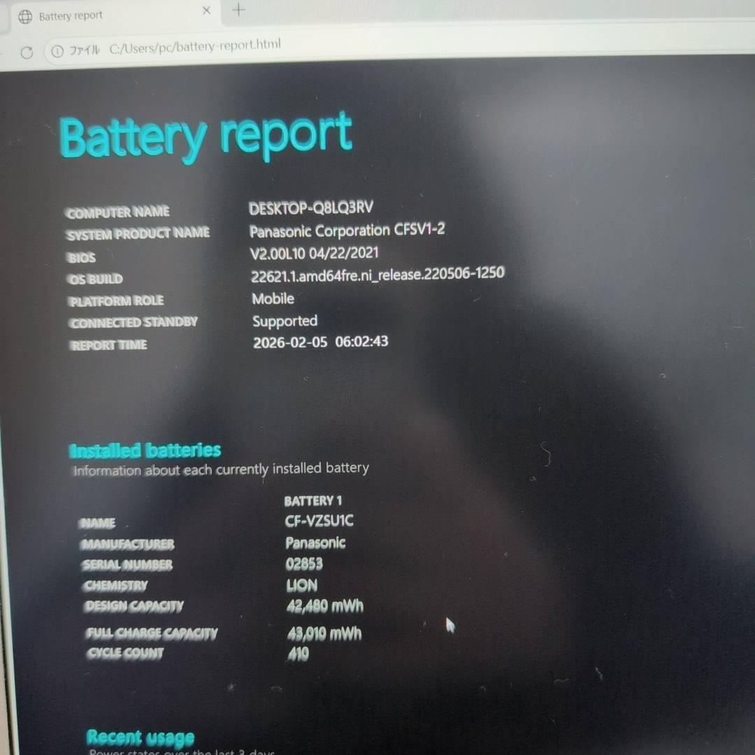 即戦力ハイスぺ❗ レッツノート Core i5 11世代 16GB 256GB