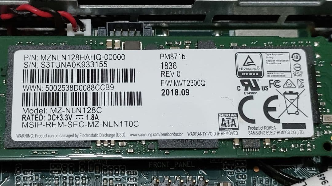 Intel NUC 10i3FNK Win11pro メモリ無 SSD128GB