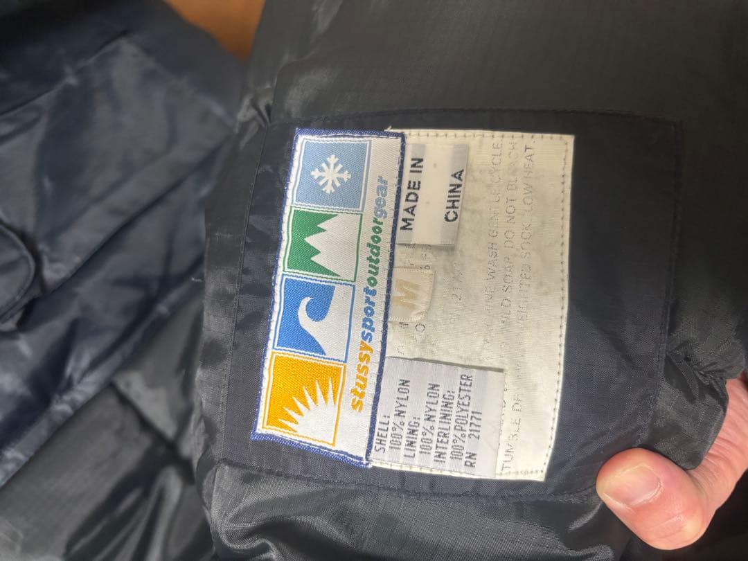 ジャケット・アウター OLD STUSSY FISHING PUFFER JACKET