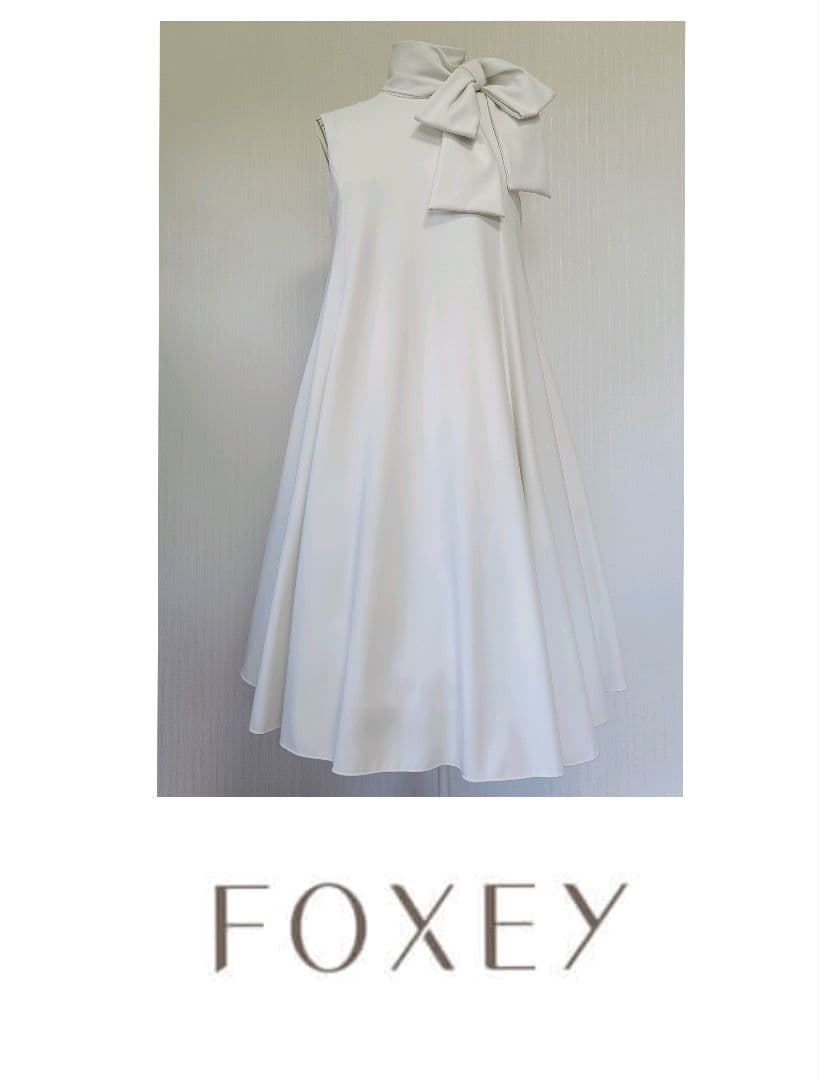 ☆フォクシーニューヨーク43884リボンワンピースDress degas38☆