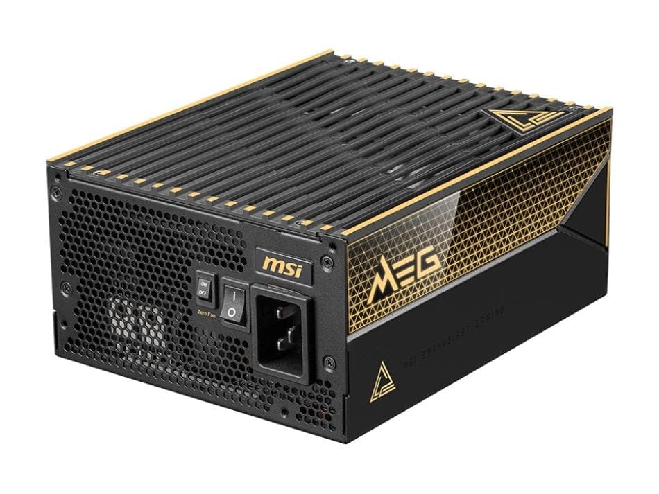 MSI MEG Ai1600T PCIE5 1600W ATX電源 PSU