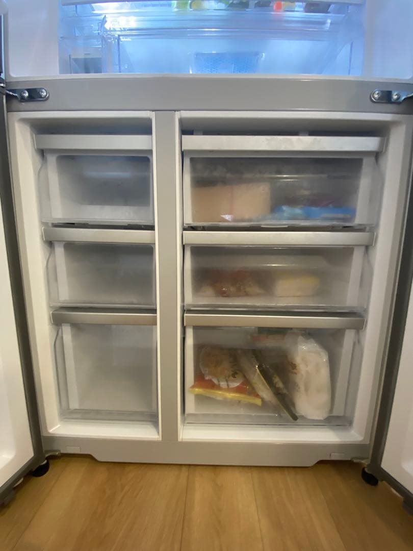 【直接引取限定・急ぎ特価】 AQUA冷蔵庫 512L 2021年 TZ51K-S