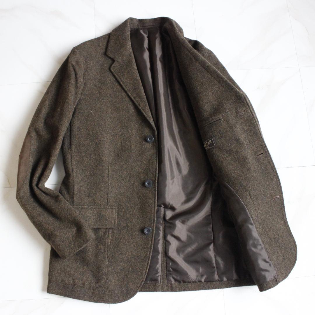 mont-bell ウールトラベルジャケット Lサイズ カーキ エルボパッチ