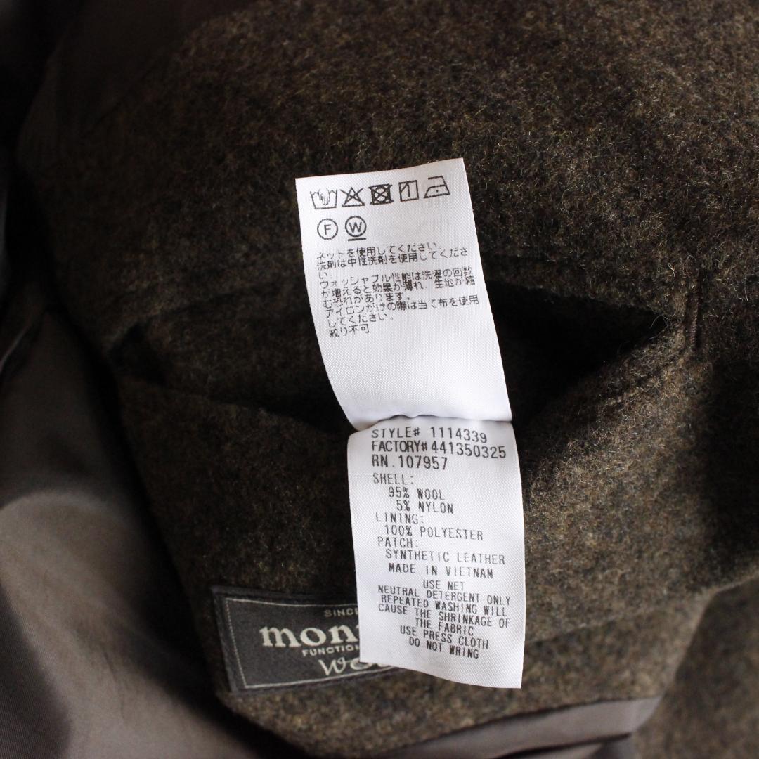 mont-bell ウールトラベルジャケット Lサイズ カーキ エルボパッチ