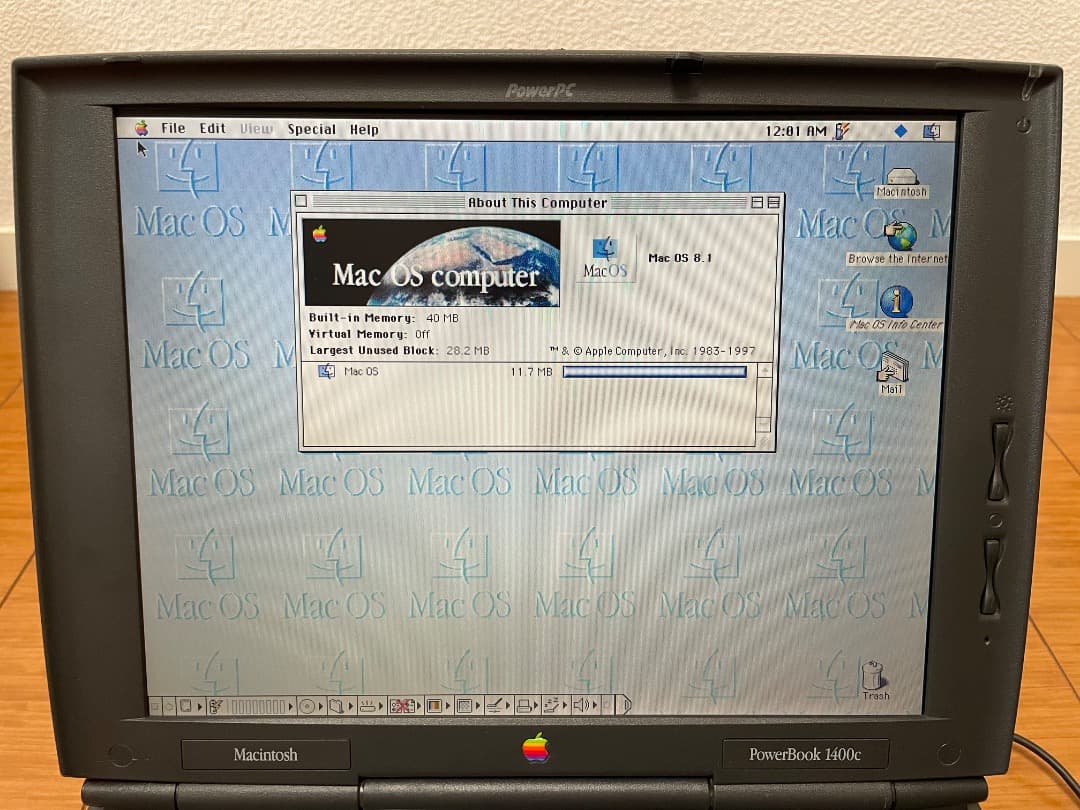 Apple PowerBook 1400c　ジャンク