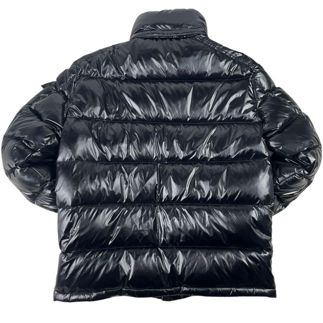 美品 希少 XL相当 モンクレール マヤ ダウンジャケット ブラック 肉厚 極暖