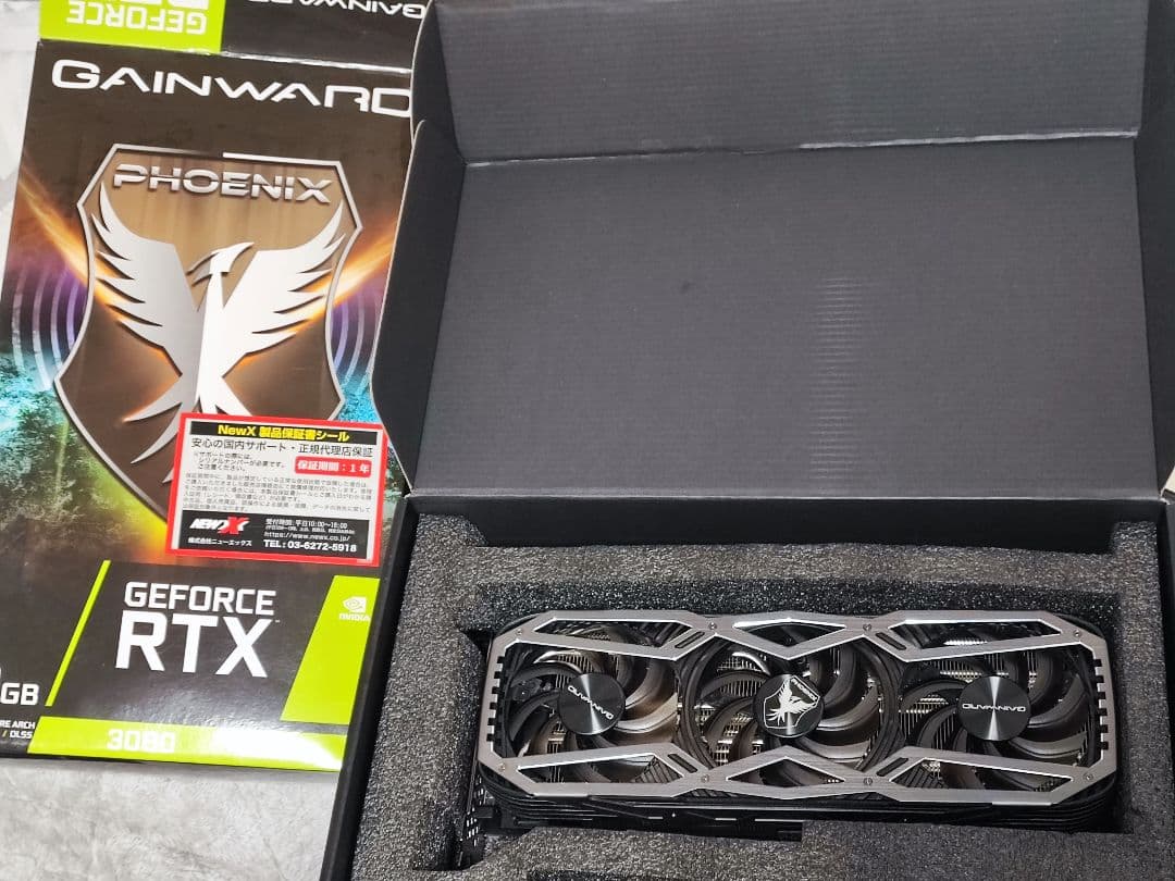 グラフィックボード・グラボ・ビデオカード GAINWARD RTX3080 10GB