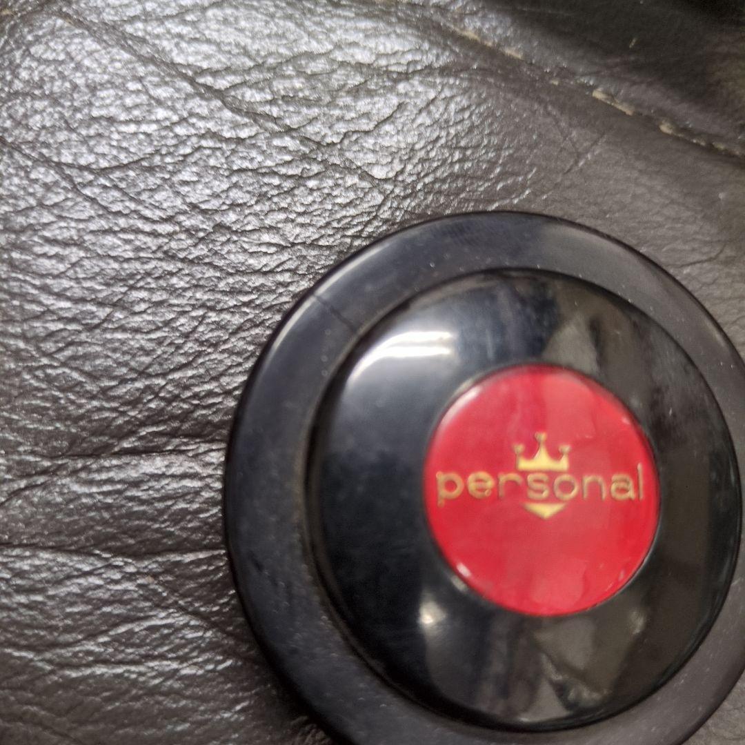 さ*ら様 美品　personal　ウッドステアリング　39%　当時物　パーソナル