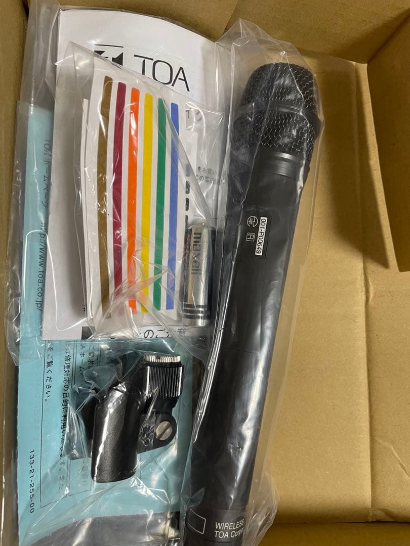 ま*み様 TOA ワイヤレスマイク 付属品付き