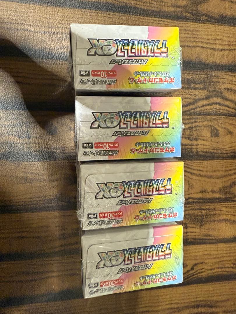 ポケモンカードゲーム テラスタルフェスex 4BOX シュリンク付き 未開封