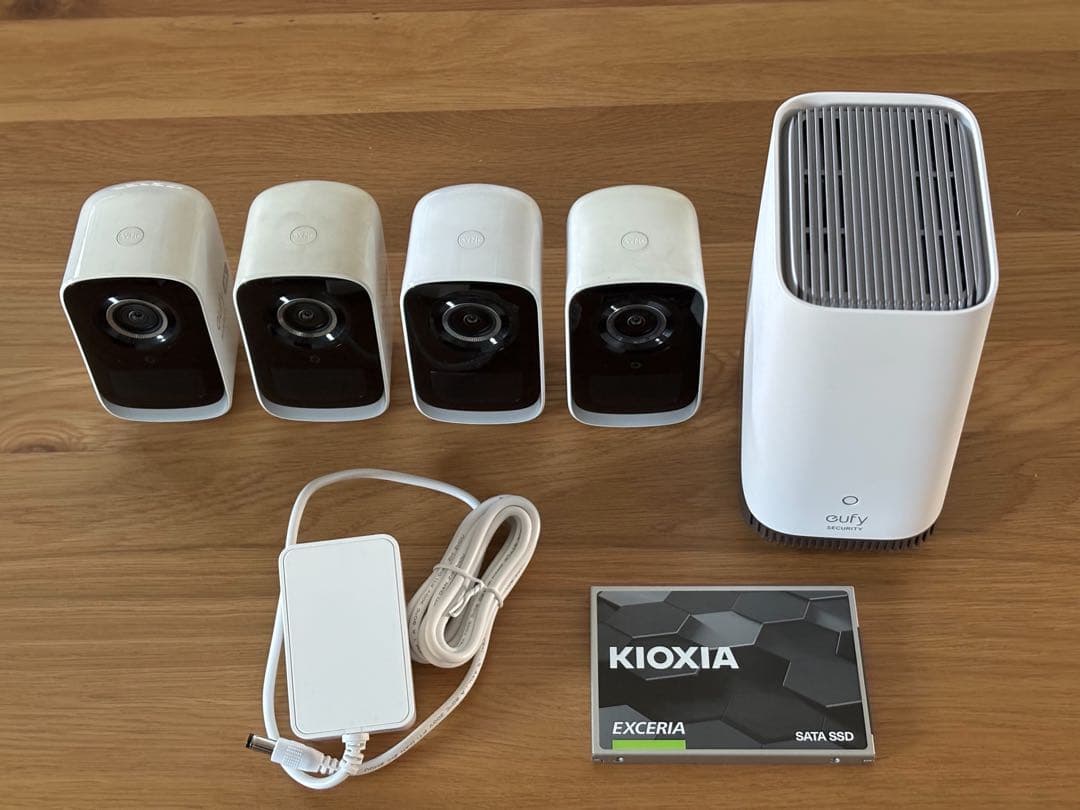 防犯カメラ eufyCam S300 (eufyCam 3c) 4-Cam Kit